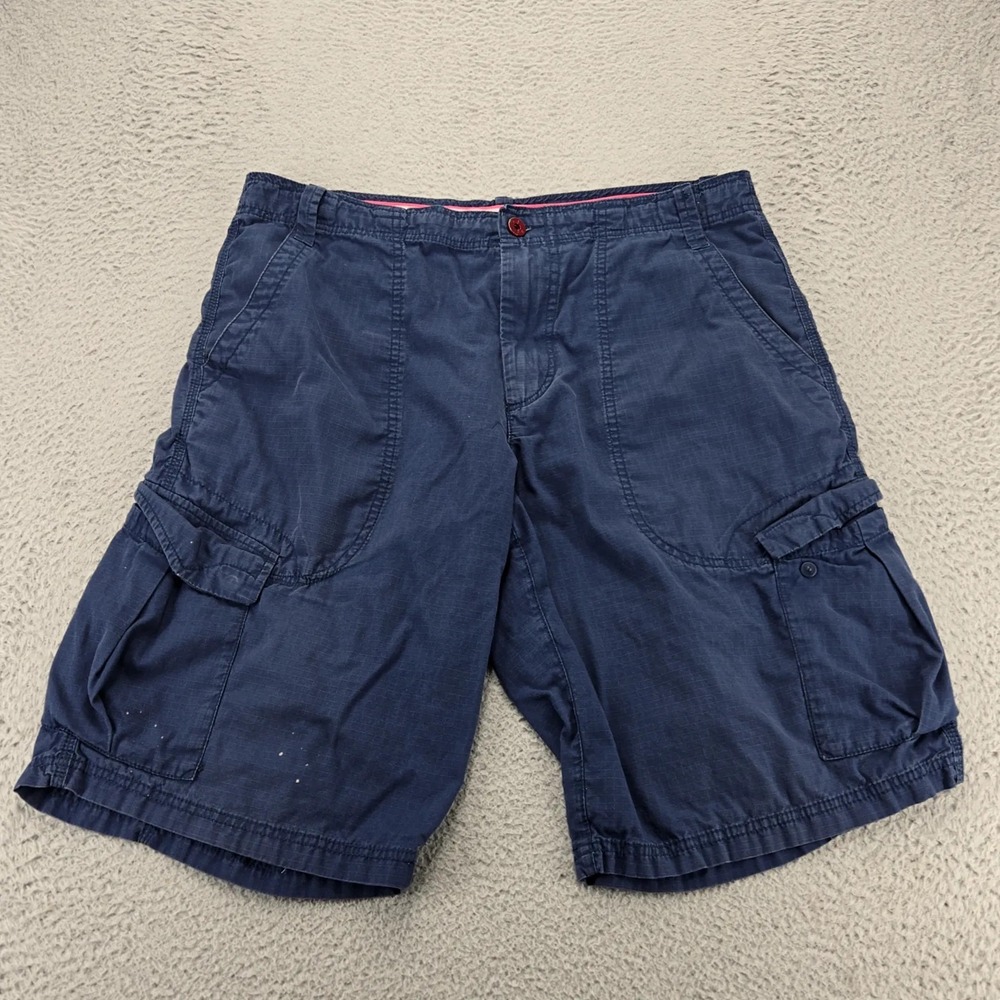 Jordan Shorts Mens 36 Blue Cargo‎ Ripstop Baggy Jumpman Mid Rise Streetwear